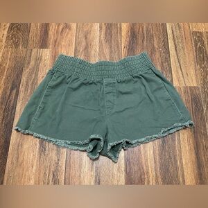 No Boundaries High Waist Green Women's Shorts